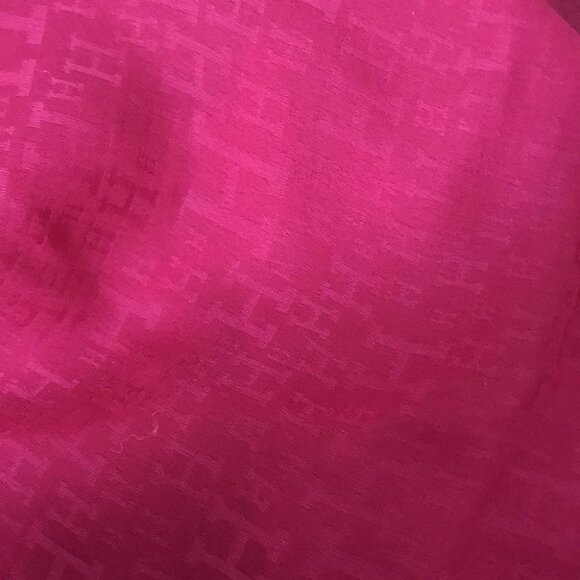 Auth HERMES - Red Silk Scarf - Picture 3 of 4